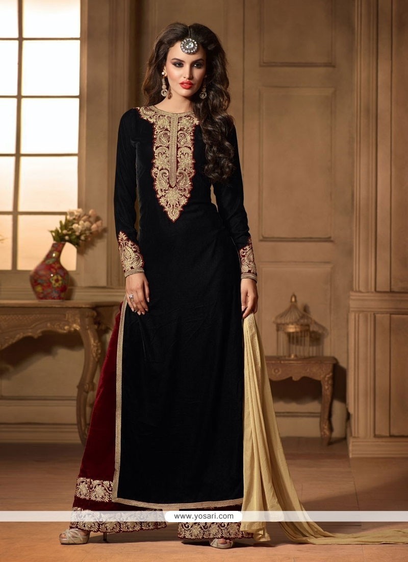 velvet ethnic gowns