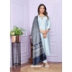 Sky Blue Soft Morni Silk Readymade Suit