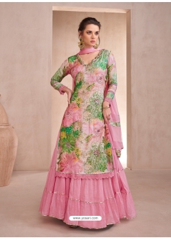 Perfect Pink Pure Muslin Designer Salwar Suit