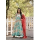 Multi Colour Premium Festive Wear Gown With Dupatta