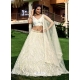 White Heavy Soft Net Lehenga Choli