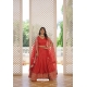 Red Heavy Pure Dyable Viscose Jacquard Lehenga Choli