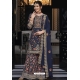 Navy Blue Designer Pakistani Palazzo Salwar Suit