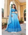 Blue Traditional Designer Heavy Trendy Lehenga Choli