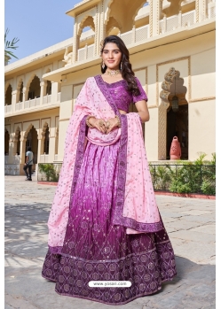 Purple Traditional Designer Heavy Trendy Lehenga Choli