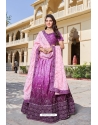 Purple Traditional Designer Heavy Trendy Lehenga Choli