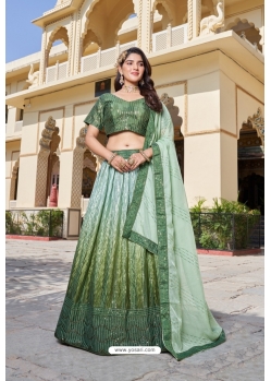 Green Traditional Designer Heavy Trendy Lehenga Choli