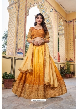 Mustard Traditional Designer Heavy Trendy Lehenga Choli