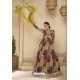 Multi Colour Festive Wear Gown With Dupatta