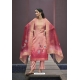 Pink Traditional Designer Pakistani Straight Salwar Suit