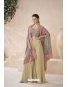 Multi Colour Pure Real Silk Indo Western Suit