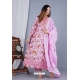 Stylish Pink Trendy Cotton Readymade Salwar Suit