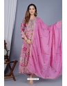 Trendy Cotton Readymade Salwar Suit In Pink