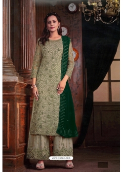 Pista Green Traditional Designer Pakistani Salwar Suit