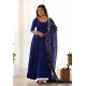 Blue Premium Festive Wear Anarkali Suit