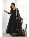 Black Premium Festive Wear Anarkali Suit