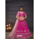 Pink Designer Silk Heavy Embroidered Lehenga Choli