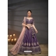 Purple Designer Silk Heavy Embroidered Lehenga Choli