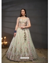 Sea Green Designer Heavy Embroidered Lehenga Choli