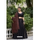 Black Navratri Heavy Pure Cotton Lehenga Choli