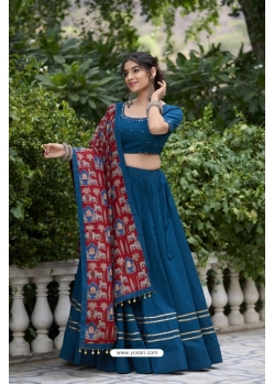 Morpeach Navratri Heavy Pure Cotton Lehenga Choli