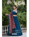 Morpeach Navratri Heavy Pure Cotton Lehenga Choli