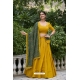 Mustard Navratri Heavy Pure Cotton Lehenga Choli