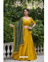 Mustard Navratri Heavy Pure Cotton Lehenga Choli