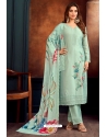 Sky Blue Stylish Designer Two Tone Catanic Georgette Salwar Suit