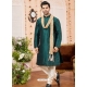 Dark Green Art Silk Kurta Pajama