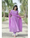 Classy Lavender Designer Readymade Heavy Anarkali Suit