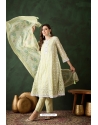 Green Organza Designer Readymade Suit