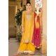 Yellow Trendy Designer Readymade Palazzo Suit