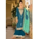 Teal Trendy Designer Readymade Palazzo Suit