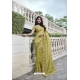 Green Silk Designer Party Wear Saree