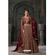 Maroon Premium Georgette Heavy Wedding Wear Designer Lehenga Choli