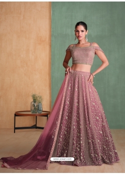 Stylish Pink Heavy Premium Real Georgette Designer Lehenga Choli