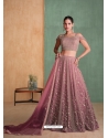 Stylish Pink Heavy Premium Real Georgette Designer Lehenga Choli