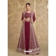 Latest Maroon Full Embroidered Designer Lehenga Choli With Jacket