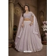 Lavender Premium Net Heavy Bridal Lehenga Choli