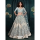 Firozi Georgette Heavy Work Designer Lehenga Choli