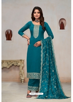 Rama Party Wear Pure Vichitra Designer Salwar Suit